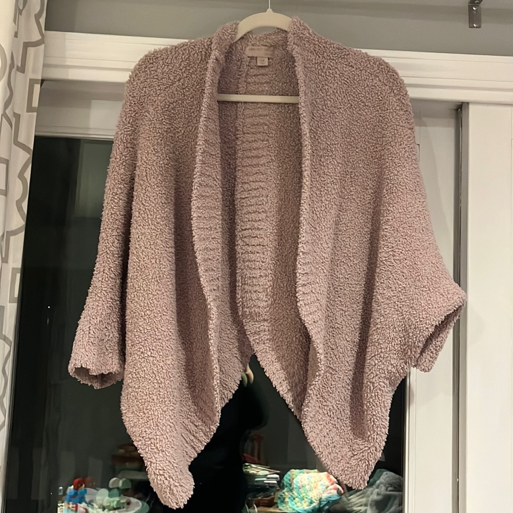 Barefoot Dreams!! Cozy chic collection, beautiful faded rose color shrug